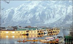 Houseboats on Dal Lake